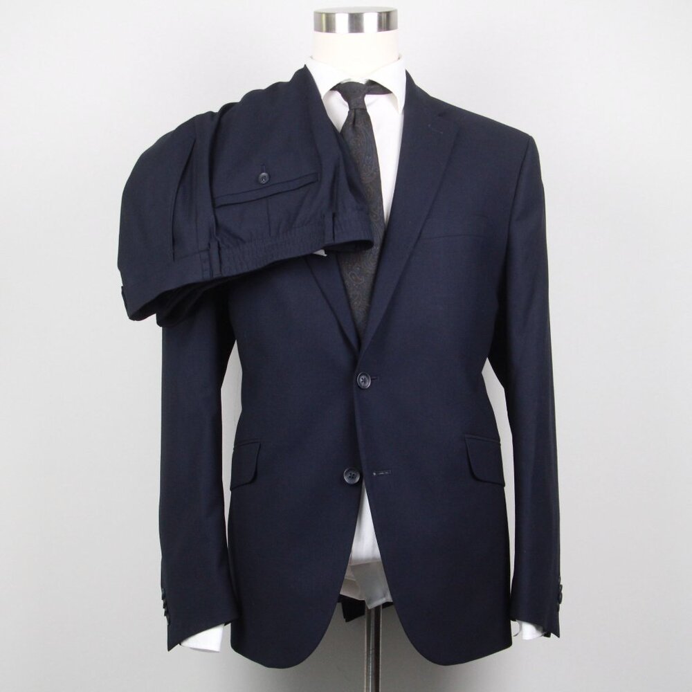 46R Kenneth Cole Men's 2-pc Suit Slim Suit Jacket Mismatched Pant 42W E05583